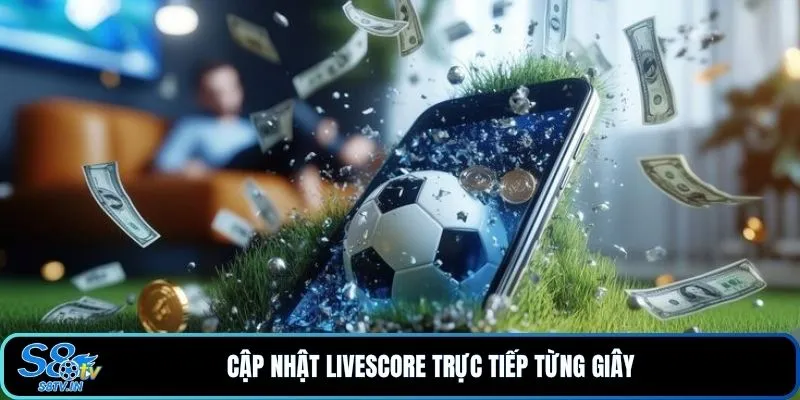Cập nhật livescore trực tiếp từng giây